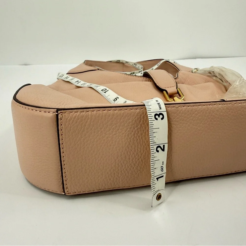 G.I.L.l. Classic Leather Hobo Verona Shoulder Bag in Blush Pink NWOT